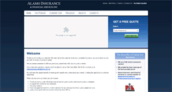 Desktop Screenshot of alamoinsurancefinancial.com